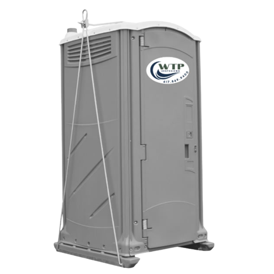 Our standard portable toilet can also be equipped with a heavy-duty crane sling for delivery to and from high-rise construction sites in Boston
