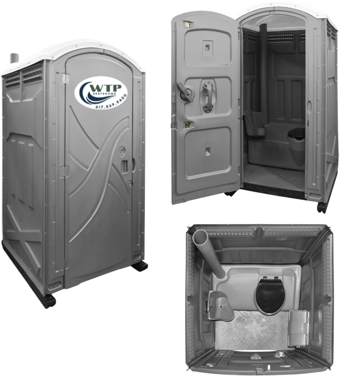 Our standard porta potty rentals are the most popular choice amoung customers looking for a clean, low-maintenance portable restroom with toilet and urinal